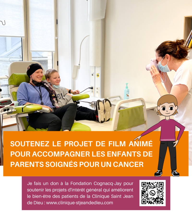 Soutenir le projet de film animé pour les enfants de parents soignés pour un cancer